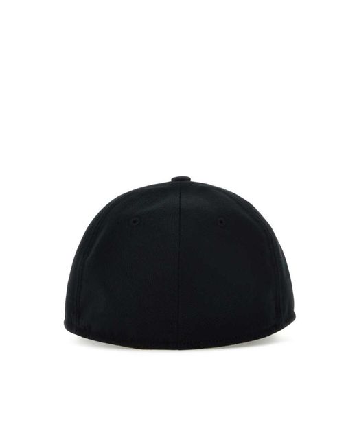 Canada Goose Black Logo Embroidered Baseball Cap for men