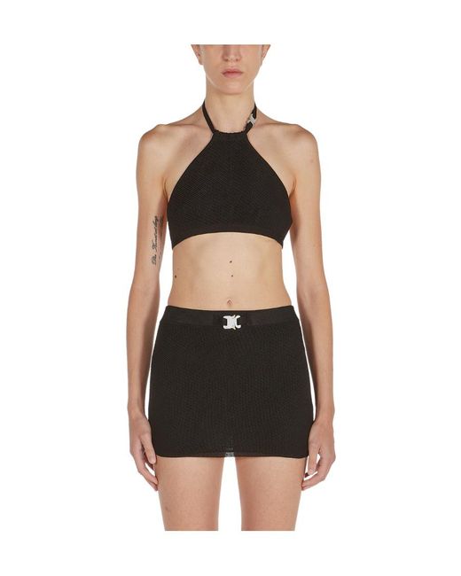 1017 ALYX 9SM Black Knitted Buckle Top