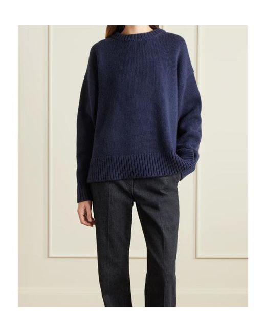 The Row Blue Crew Neck Sweater