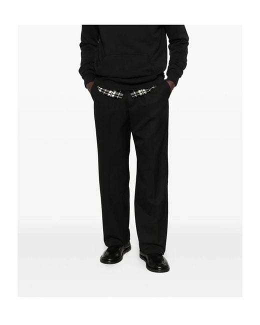 Drole de Monsieur Black Drôle De Monsieur Elastic Waist Pants for men