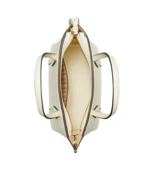 Tory Burch Natural Structured Shoulder Bag