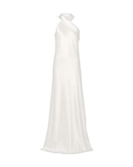 Galvan White Bridal Pandora Gown