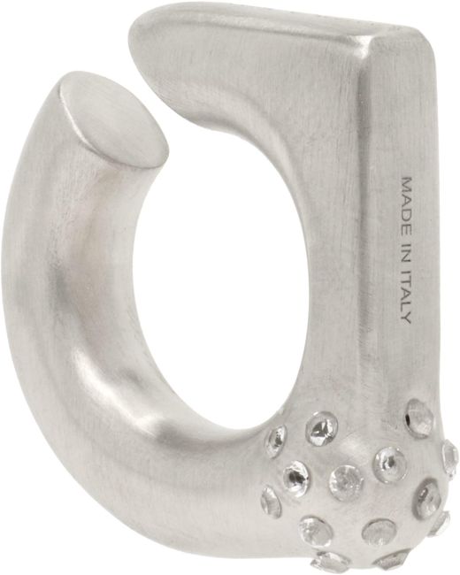 Rick Owens Metallic Orb Ring for men