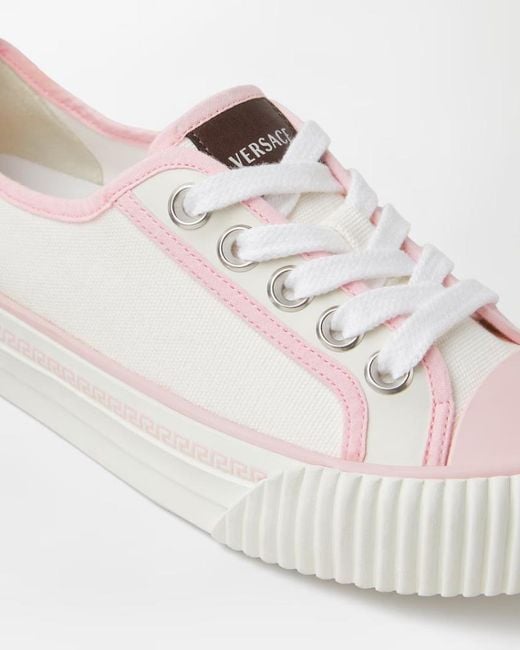 Versace Natural Goliath Canvas Sneakers