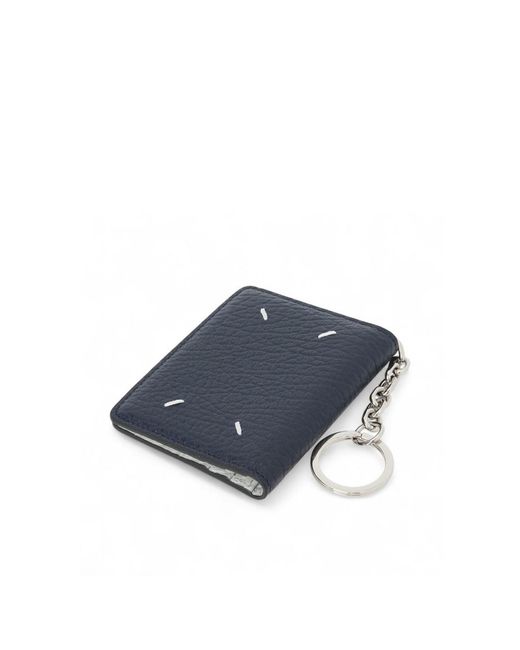 Maison Margiela Blue Card Holder Clip 2 Keyring