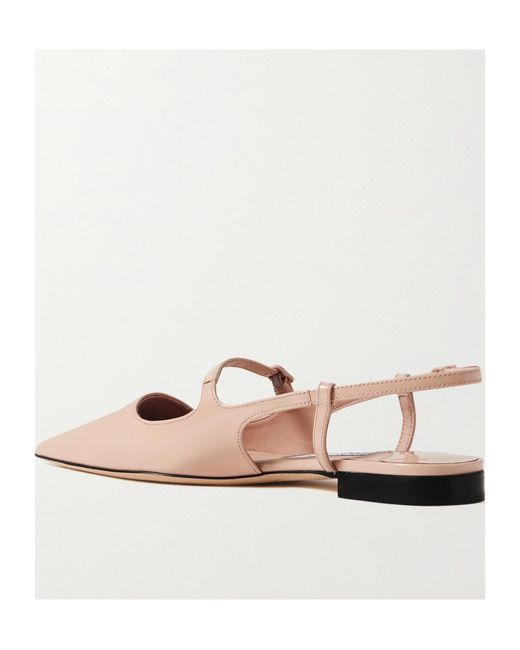 Jimmy Choo Pink Didi Pointed Toe Flat Sandals