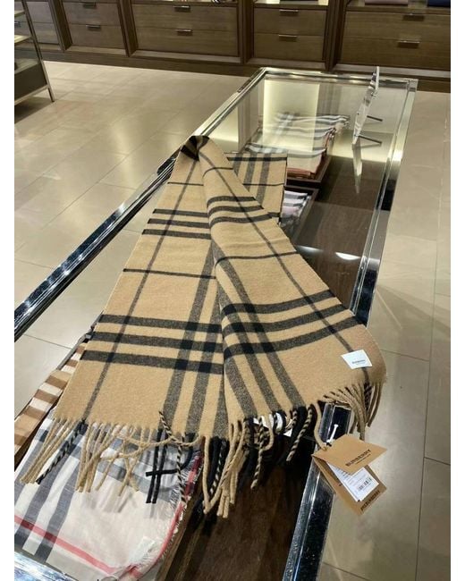 Burberry Multicolor Fringed Scarf