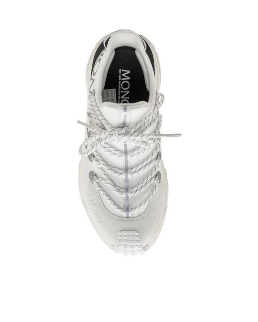 Moncler White Trailgrip Sneakers For The Active Explorer