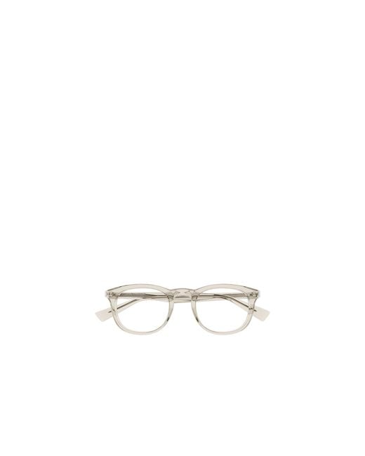 Saint Laurent White Eyewear Sl 811 Rectangular Glasses And Frames for men