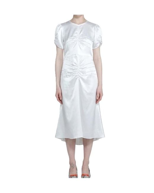 N°21 White Zipper Dress