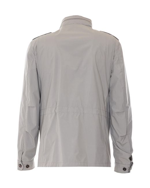 Moorer Gray Denver Field Jacket for men