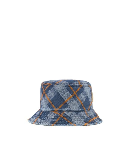 Vivienne Westwood Blue Bucket Hat for men