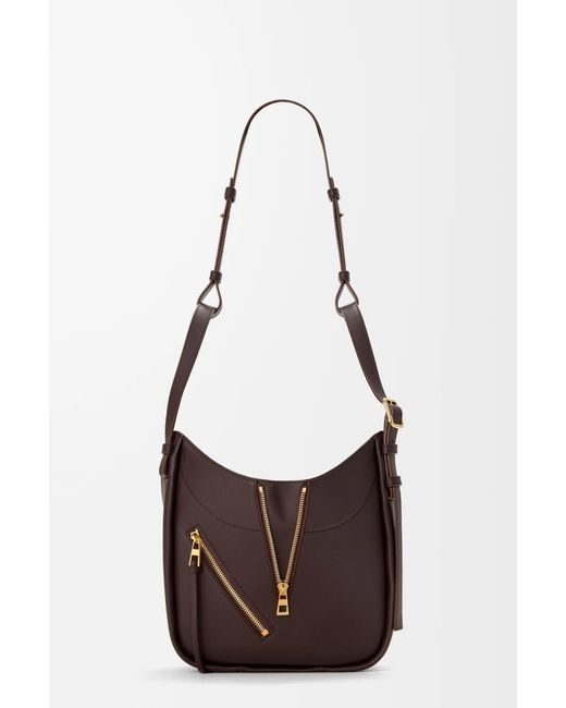Loewe Brown Hammock Flip Bag