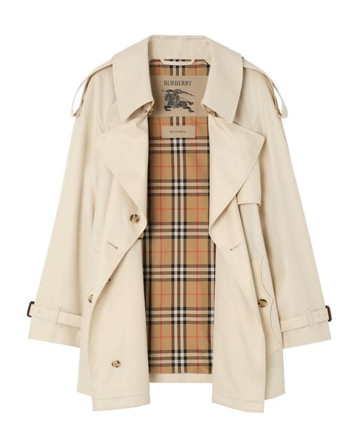 Burberry Natural Fitzrovia Short Trench Coat