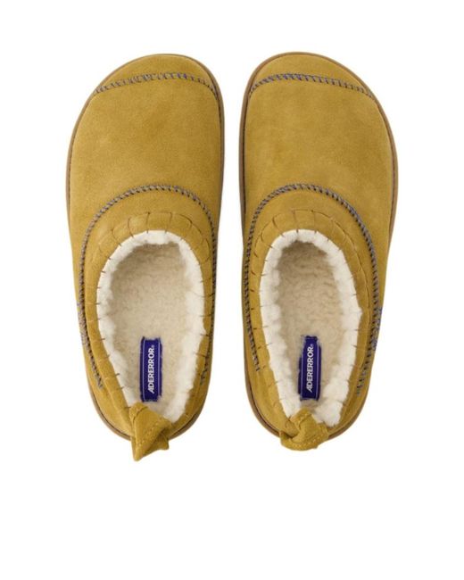 Adererror Yellow Slip-On Loafers for men