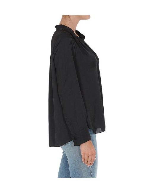 Zadig & Voltaire Black Tink Tunic Blouse