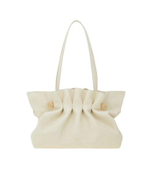 Ferragamo Natural Ferragamo Soft-Bag (M)
