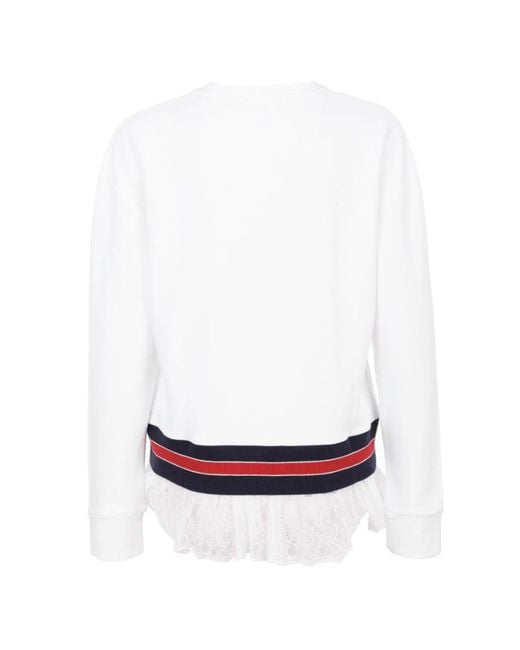 Iceberg White Logo Logo Sweatshirt
