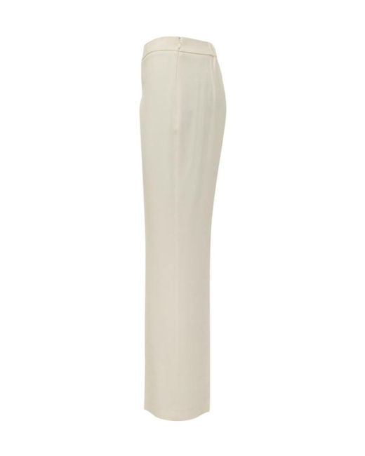 Etro Natural Zip Fastened Flared Trousers