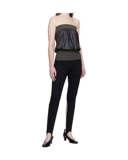 Paloma Wool Black Strapless Bra