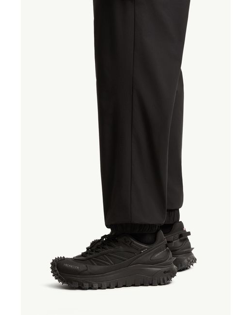 Moncler Black Ripstop Elastic-Waist Track Pants for men