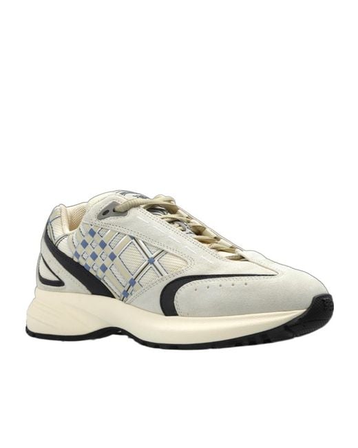 Burberry White Eclipse Runner Sneakers