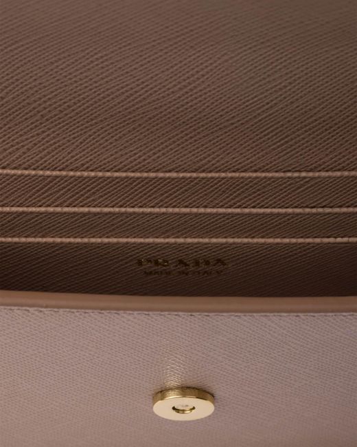 Prada Brown Flap Shoulder Bag