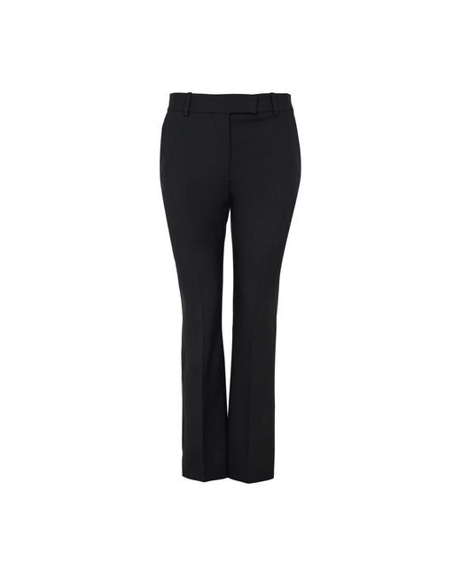McQueen Black Straight Pants