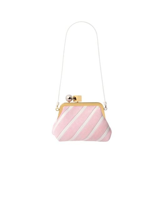 Jacquemus Pink Le Berlingot Frame Clutch Bag