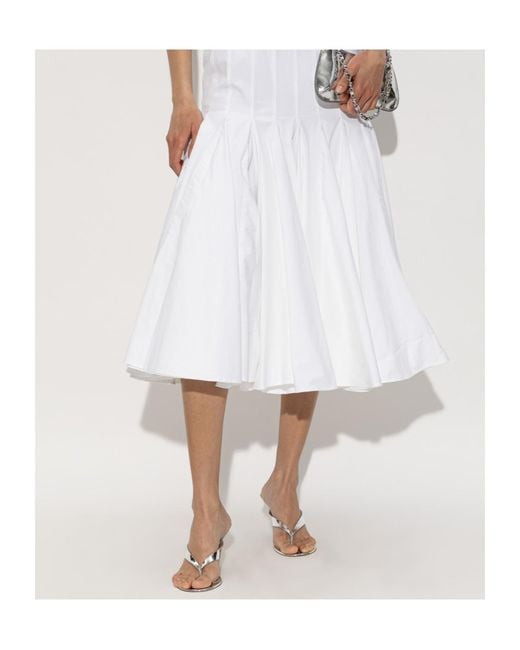Gianvito Rossi White Heeled Mules "Sofia"