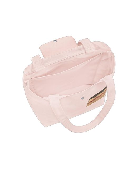 Longchamp Pink Caroline Helain X M Handbag