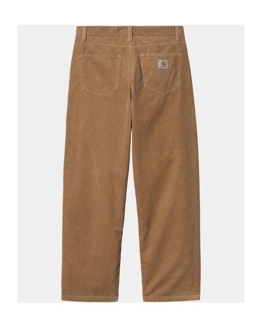 Carhartt Brown Landon Mid-Rise Corduroy Pants for men