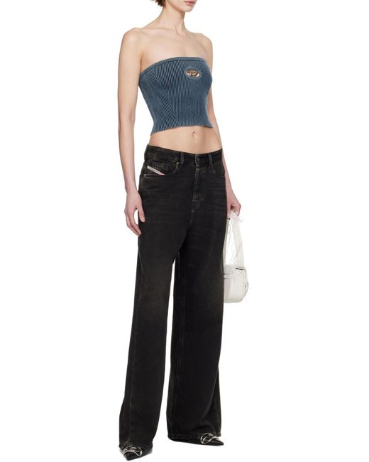 DIESEL Blue M-Clarksvillex-C Tube Top