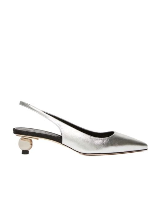 Weekend by Maxmara Metallic High-Heeled Sandals