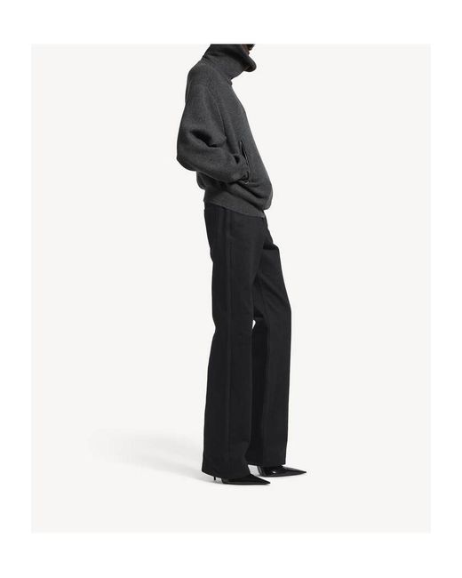 Balenciaga Gray Half-Zip Knitted Jumper