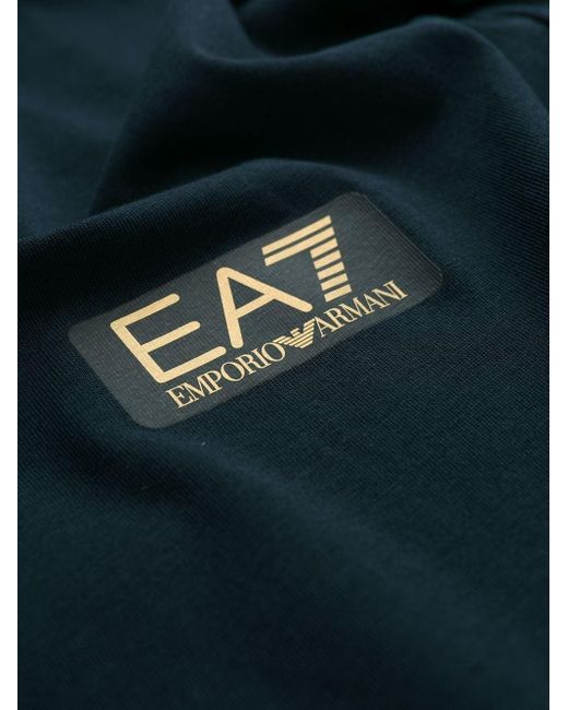Emporio Armani Green Logo Printed T-Shirt for men