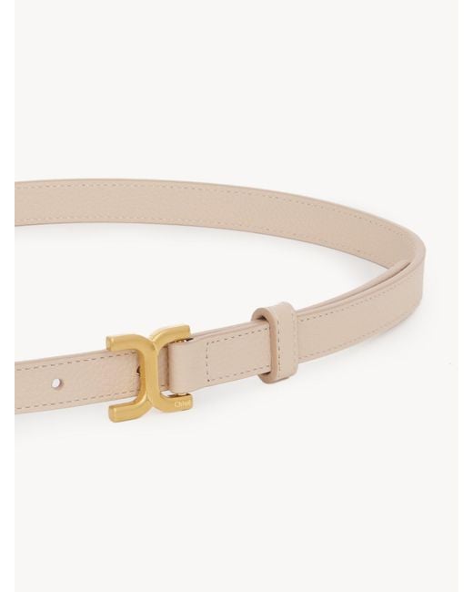 Chloé White Chloé Small Marcie Belt