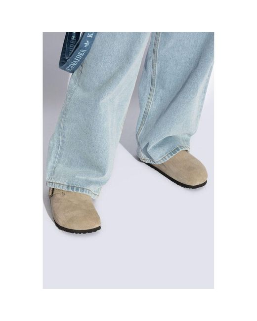 Birkenstock Gray Tokyo Buckle Detailed Slip-On Slippers for men