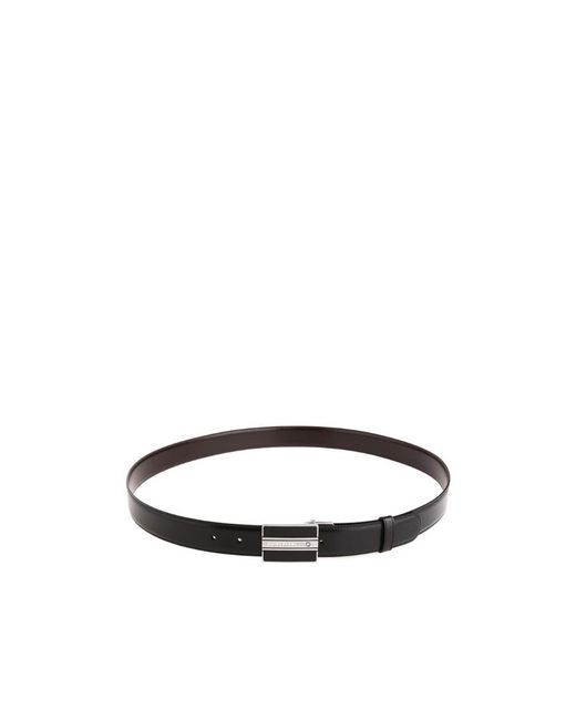 Montblanc White Rectangular-Buckle Belt for men