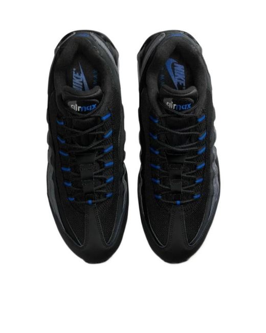 Nike Black Air Max 95 Big Bubble Sneakers for men
