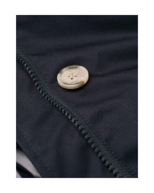 Woolrich Blue Padded Parka Coat