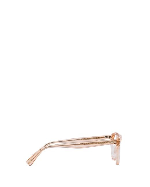 Oliver Peoples White Round-Frame Glasses for men