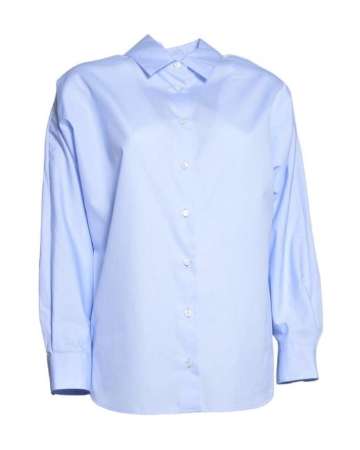 Aspesi Blue Classic Button-Up Shirt