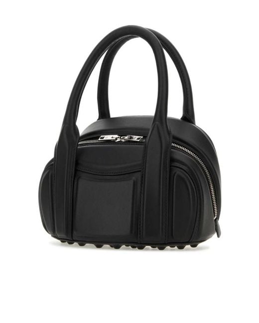 Alexander Wang Black Roc Small Top Handle Bag