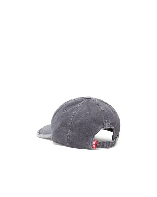 DIESEL Gray C-Ball Baseball Cap for men