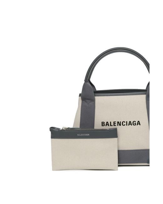 Balenciaga Gray Xs Logo Letter Shoulder Bag