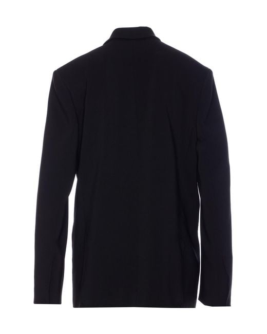 Pinko Blue Faraona Single-Buttoned Jacket
