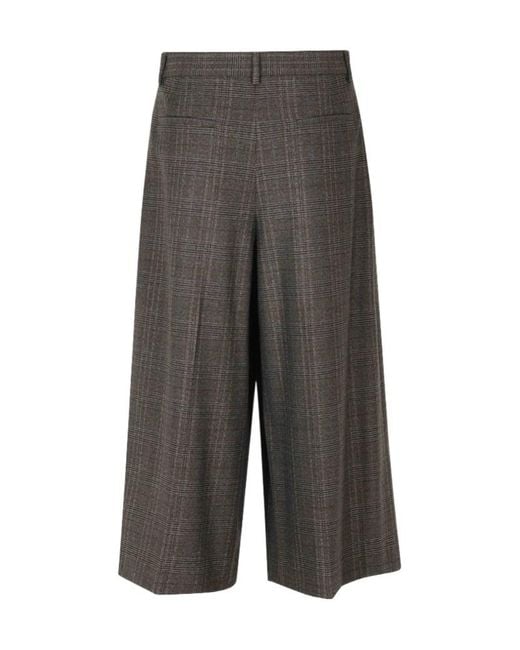 Seventy Gray Belt-Loop Shorts