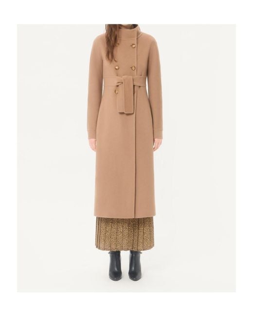 Valentino Natural Double-Kashmir Coat