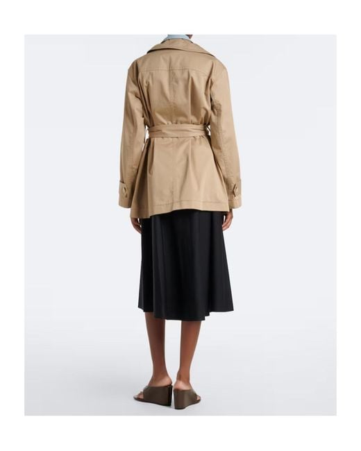 Vince Black Cotton Midi Skirt